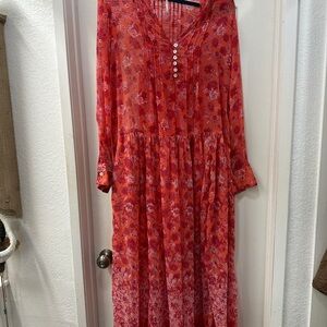 Free People Red Dress